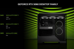 NVIDIA представила RTX 5060 Ti — вихід відбудеться 16 квітня, початкова ціна $379
