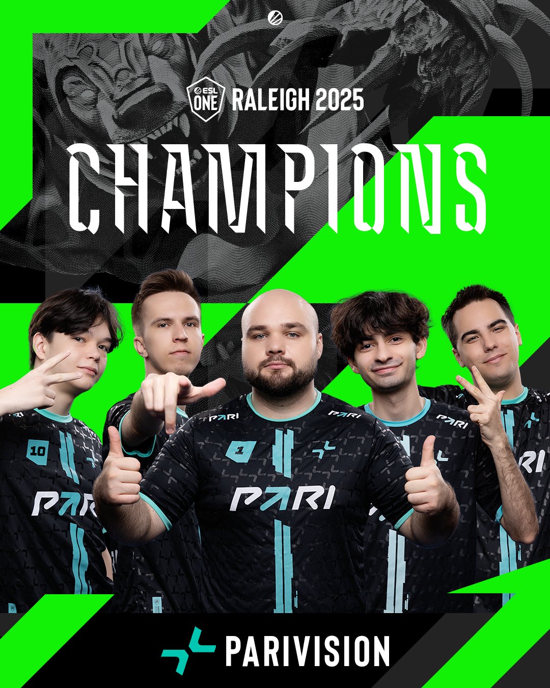 Фінал ESL One Raleigh 2025: Дві російські команди зіграли, але англомовна трансляція зазнала нового антирекорду