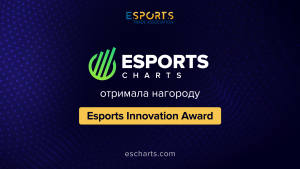 Esports Charts Отримав Нагороду Esports Innovation Award Від Українського Аналітичного Порталу