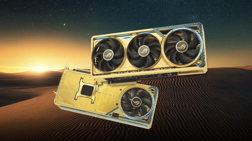 Asus анонсувала унікальні золоті відеокарти RTX 5090 для Саудівської Аравії