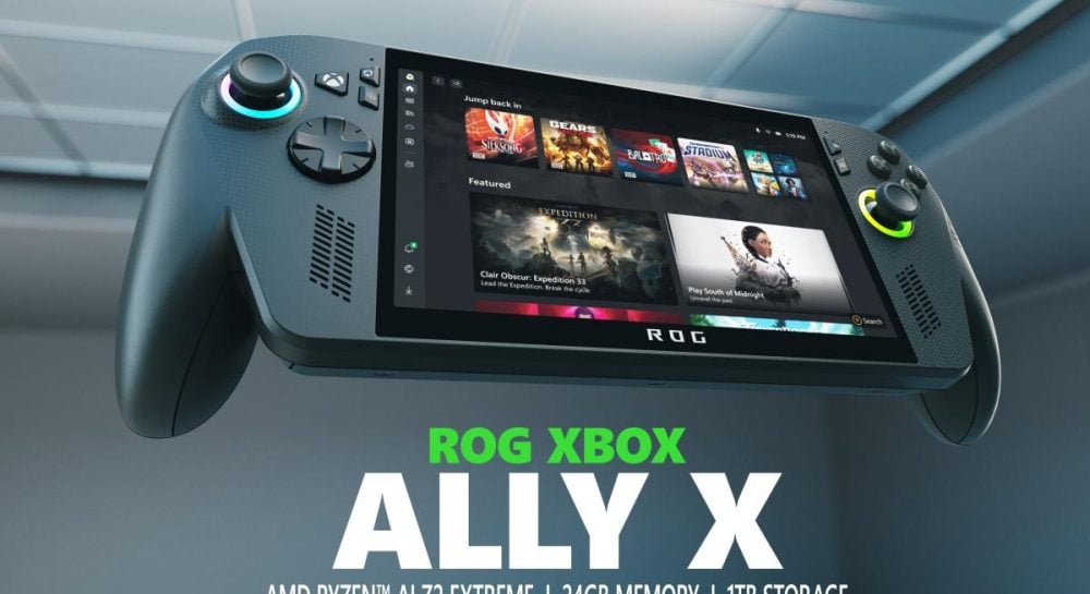 Xbox представив нову портативну консоль, розроблену у партнерстві з ASUS ROG