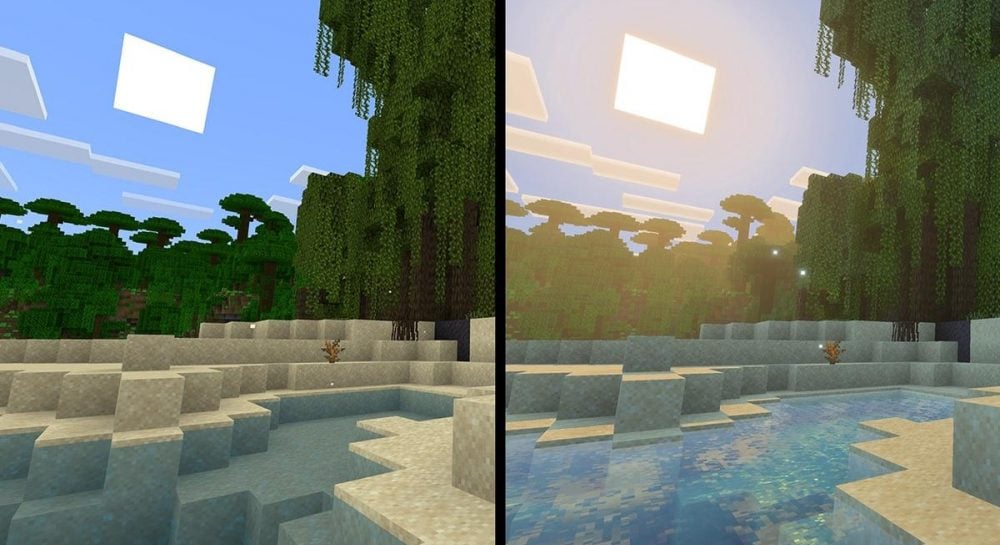 Завтра у Minecraft оновлять графіку: розробники провели порівняння з попередньою версією