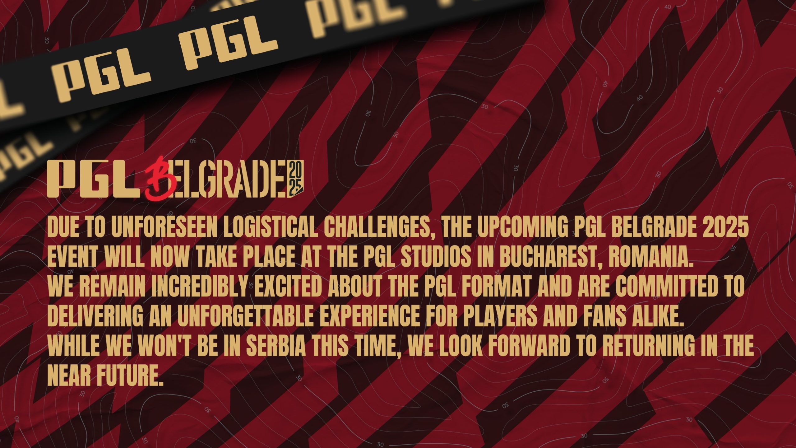 Зниження витрат: PGL перемістила турнір PGL Belgrade 2025 у свою студію - Gameinside.ua