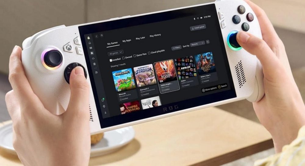 Google випадково розкрив ціни на переносну консоль ROG Xbox Ally
