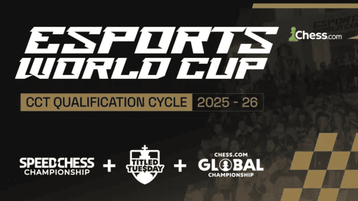 Chess.com розширює екосистему Esports World Cup 2026