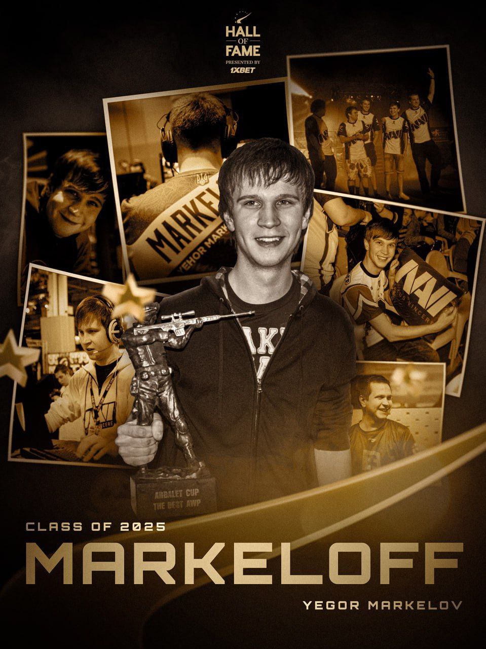 Екс-гравець NAVI markeloff увійшов до Зали слави HLTV