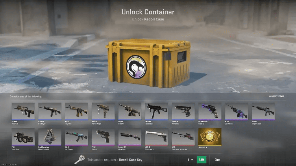 Компанія Valve поступово буде відмовлятися від кейсів в CS