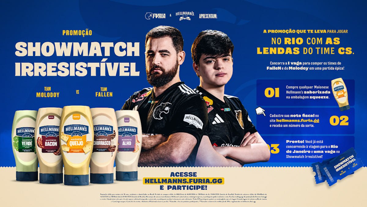 Hellmann’s розігрує поїздку на IEM Rio та матч проти FalleN та molodoy