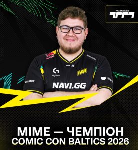 Гравець NAVI Mime став чемпіоном Comic Con Baltics 2026
