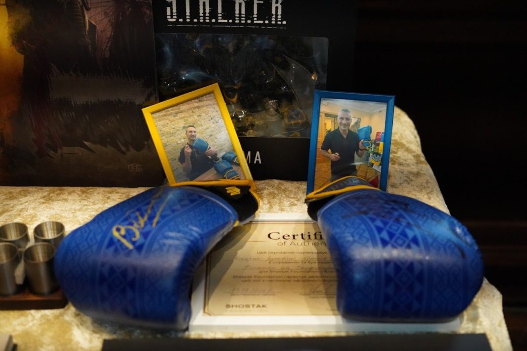 The Klychko brothers' gloves