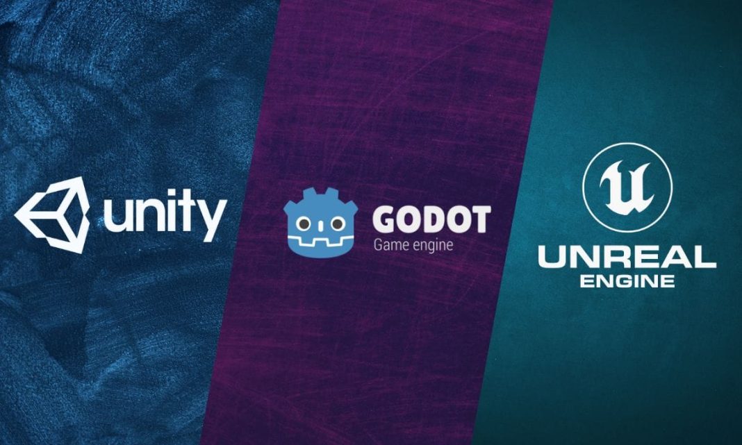 Unity, Unreal Engine, Godot